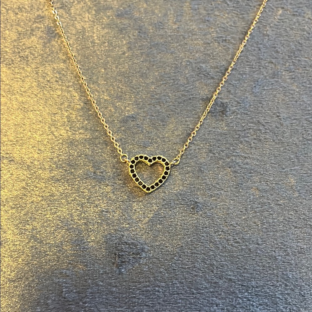 RYZE Black Onyx Heart Necklace
